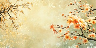 春日繁花烂漫景致