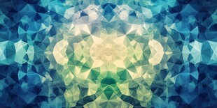 梦幻几何多边形背景图案