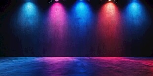 多彩舞台灯光背景展示