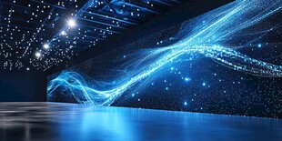 科技感十足的梦幻光影空间