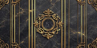 黑金奢华浮雕背景图案