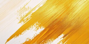 金色笔触纹理艺术画面