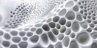 白色多孔纹理艺术图案