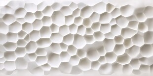 立体几何白色蜂巢纹理图案