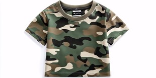 迷彩短袖T恤时尚单品