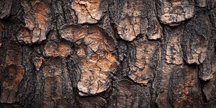 树皮纹理特写
