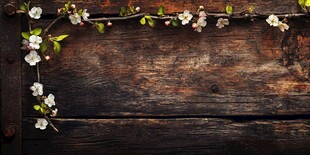 木上繁花 春日自然之美