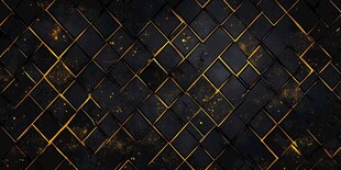黑金菱格纹理背景图