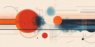 抽象几何艺术图案背景