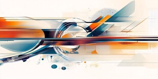 抽象动感几何艺术图案