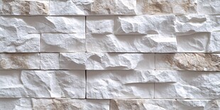 白色立体纹理石墙装饰