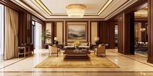 豪华大气的高端客厅空间