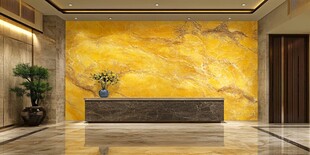 奢华大理石大厅接待区