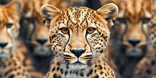 猎豹群像 聚焦野性之美