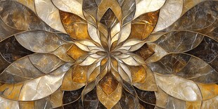 几何花朵图案纹理背景图