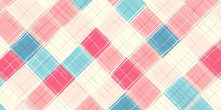 多彩格子图案背景纹理