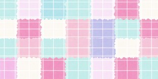清新格子拼接图案背景