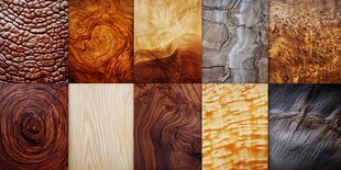 多样木材纹理精美展示
