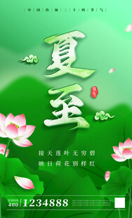 夏至节气海报
