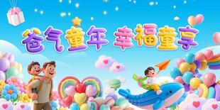 童趣童年欢乐场景