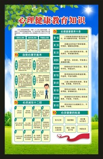心理健康教育海报