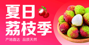荔枝海报横版