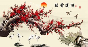 国画梅花