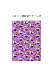 卡通万圣节图案 南瓜灯 