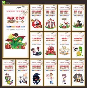 禁毒展板