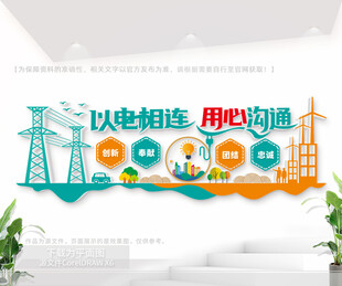 电网企业文化墙