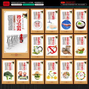 食堂餐厅文化展板