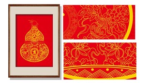 福禄装饰画