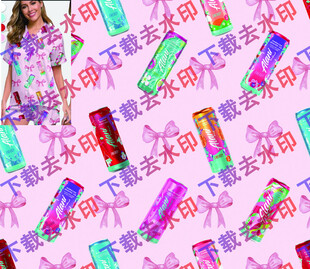 可乐 饮料多彩美妆产品展示
