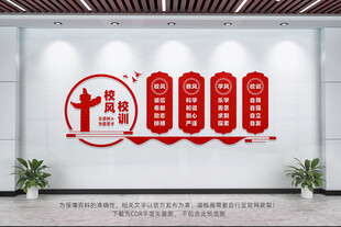 校风校训文化墙