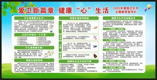 爱国卫生月宣传栏