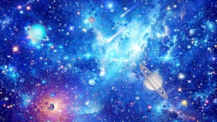 巨幅宇宙星空图