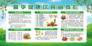 夏季健康饮食宣传栏
