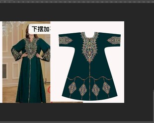 传统刺绣长款民族风服饰