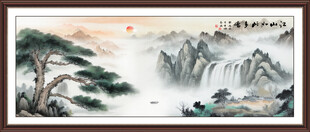 迎客松装饰画