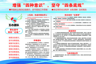 增强四种意识 用章红线