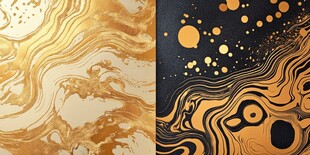 奢华金纹背景图案设计