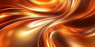 流动炫彩金色抽象背景图