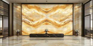 奢华大理石背景墙室内空间