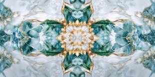 幻彩宝石对称艺术图案