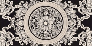 复古华丽欧式花纹装饰图案