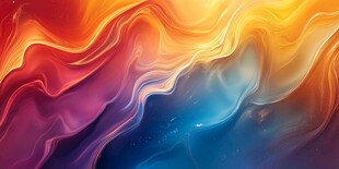 绚丽流体渐变抽象艺术背景