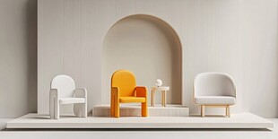 现代简约风座椅展示