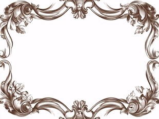 复古华丽欧式花纹装饰框