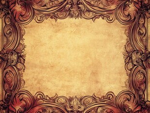 复古华丽边框背景图