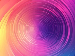绚丽多彩渐变环形背景图